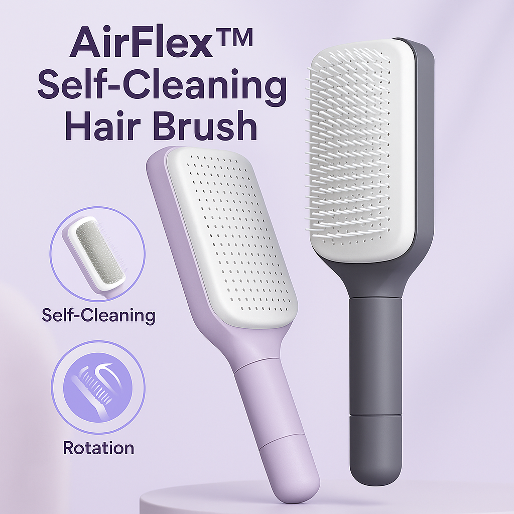 AirFlex™ Self-Cleaning Hair Brush