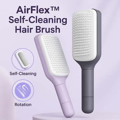 AirFlex™ Self-Cleaning Hair Brush